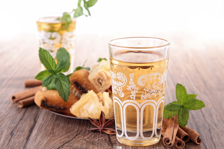 Drink a mint tea